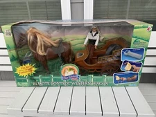 Vintage Rare Blue Ribbon Ranch R/C Horse & Western Wagon Fashion Doll Unopened
