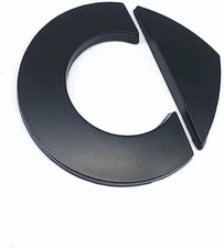Logo Stemma Adesivo Anteriore Per Smart Fortwo in Abs 3D Nero Opaco