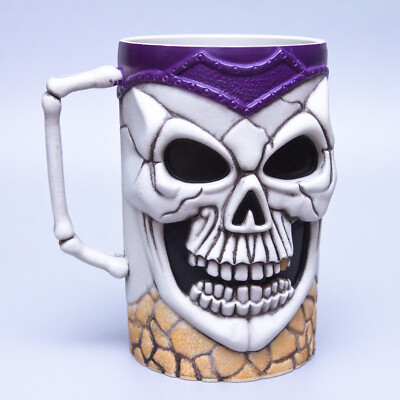 Vintage 90's Halloween Skull Mug / Costume Prop | Easter Unlimited Inc. FREE S&H