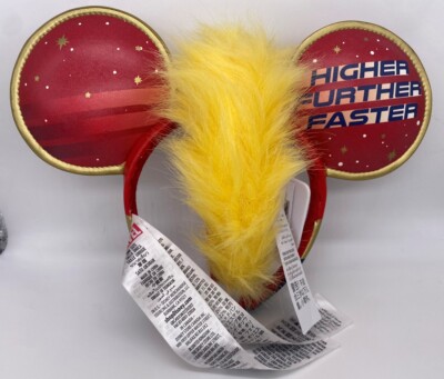 Captain Marvel Mohawk Ears Headband Disney Parks Captain Marvel ADULT Mohawk Mickey Ears  main image 3