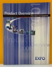 Exfo 2001 Product Overview Fiber-Optic Test Equipment Volume 5 Number 1 Catalog.