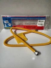 LASCO 10-1233 Flex Coated Gas Appliance 60" 1/2" OD Connector 1/2" MIP Fittings