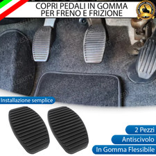 2 COPRIPEDALI COPRI PEDALI PEDALIERA IN GOMMA FRIZIONE FRENO PER FIAT PUNTO MK1