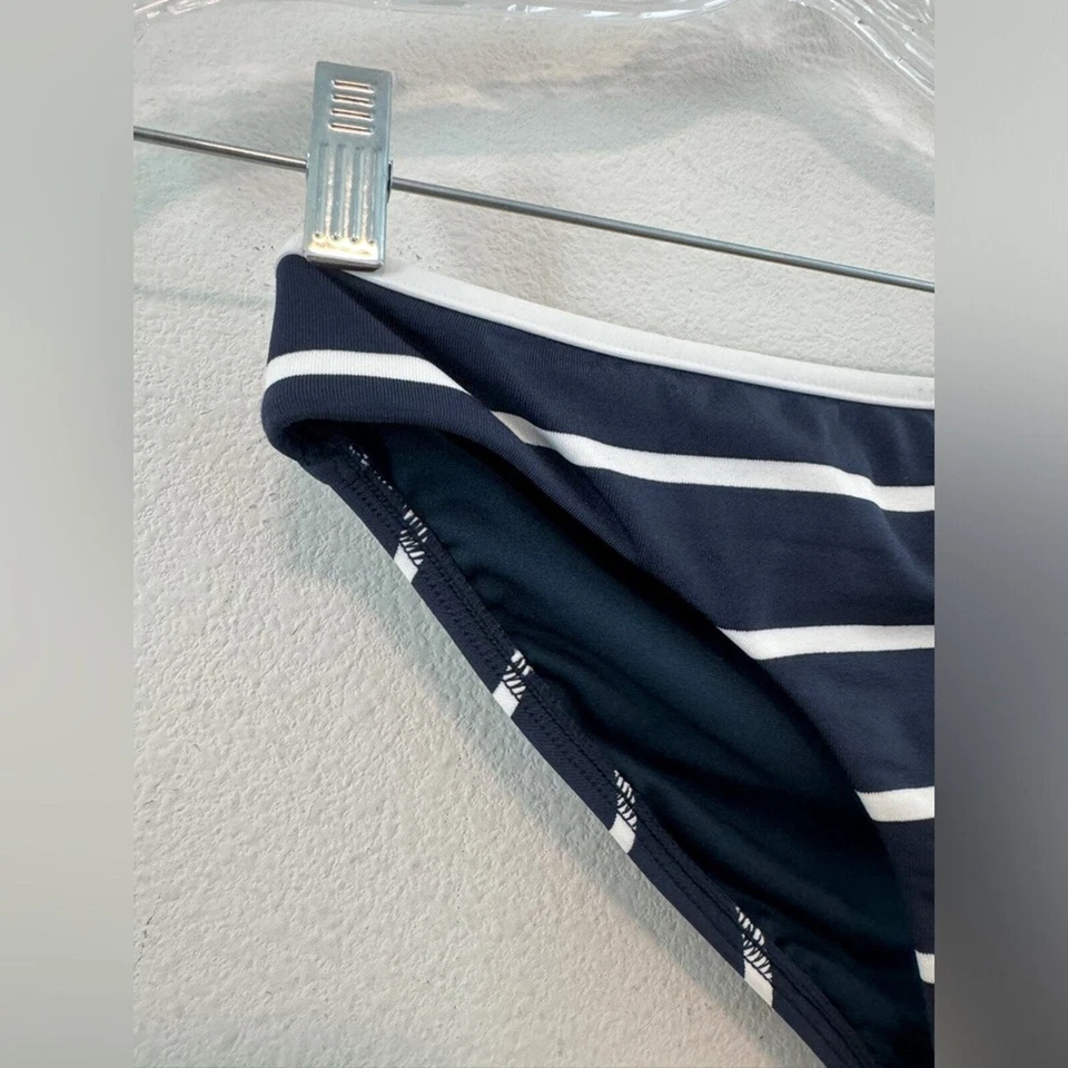 Parte inferior de bikini hipster Seafolly Australia náufrago a rayas azul marino blanco nuevo con etiquetas 6 Foto 4 de 4