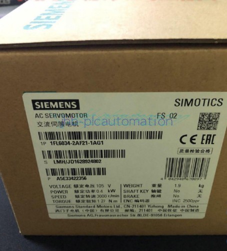 1PC NEW SIEMENS Servo Motor 1FL6034-2AF21-1AG1