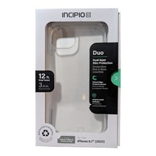 A4. Incipio Duo Case For Apple iPhone 15 Plus & 14 Plus (2023 6.7) - Clear