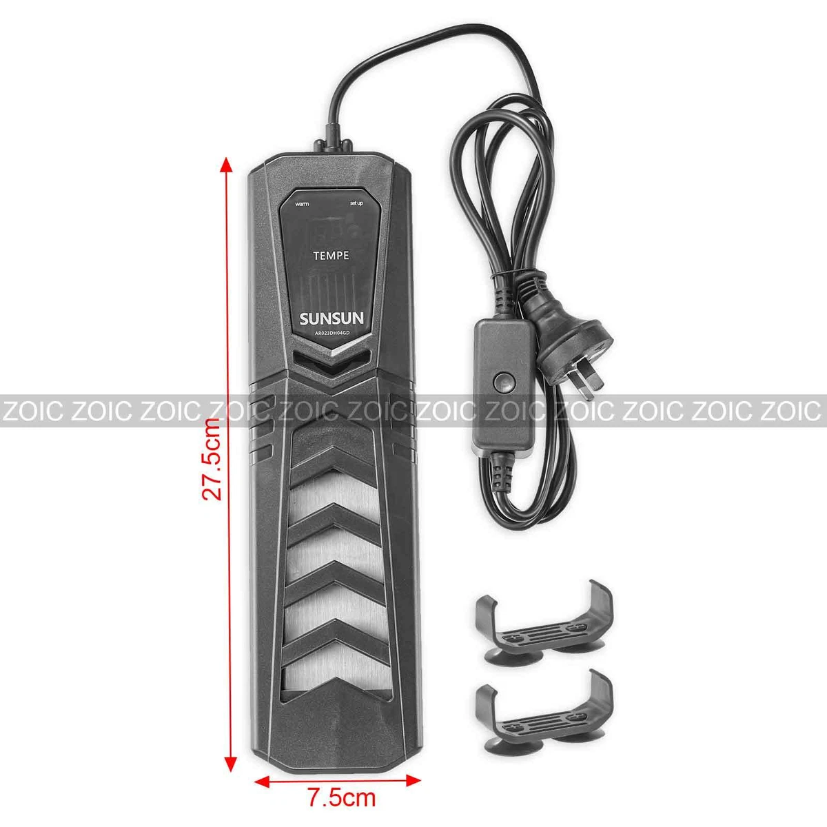 SunSun 300W-1000W 20℃-35℃ Fish Tank Pond Heater Digital Submersible With AU Plug