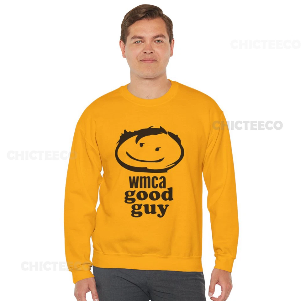 WMCA Good Guy Radio Sudadera Años 60 NYC Cultura Pop Transmisión Unisex Suéter Foto 3 de 4