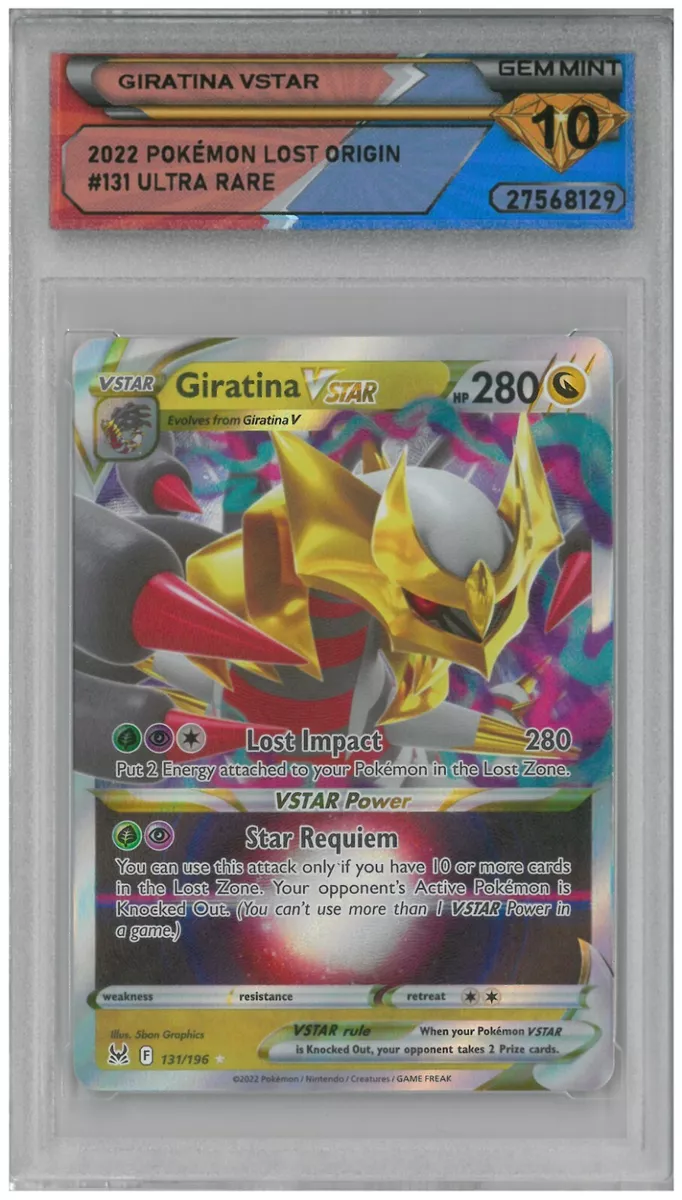 Pokemon - Giratina Vstar - 131/196 - Ultra Rare Card Lost Origin