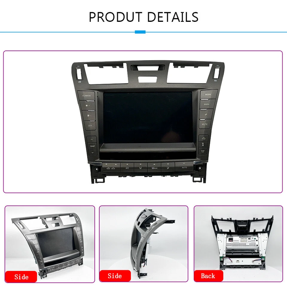 Suitable for Lexus 2006-2011RX LS460 LS600 in car central control large screen - Image 4 of 4