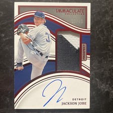 2023 Immaculate Jackson Jobe Red patch-Auto /49