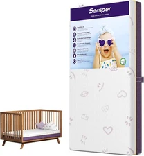 Breathable Crib Mattress, Comfort Memory Foam Toddler Bed Mattress...