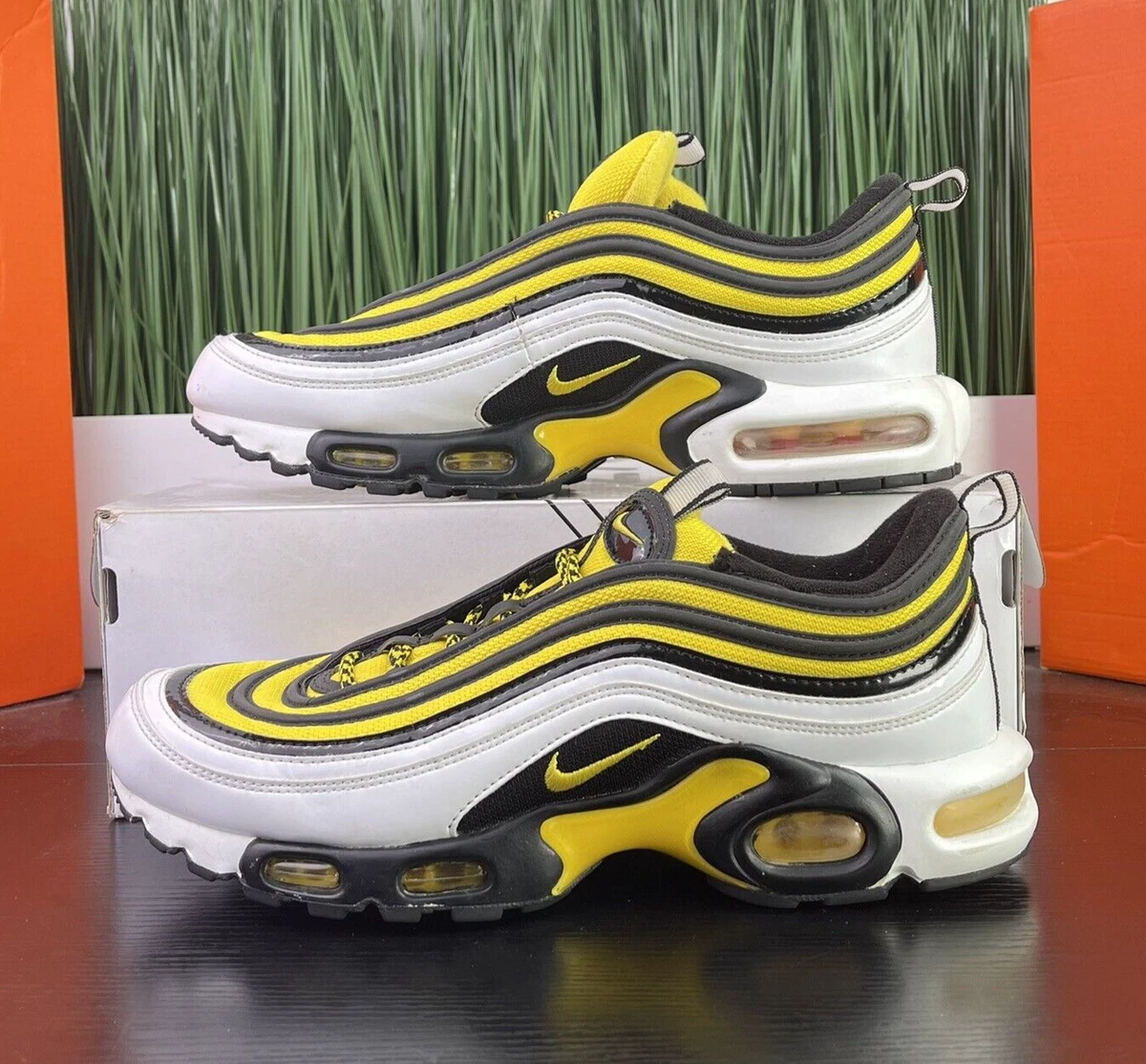 RARE Nike Air Plus 97 Bumblebee Mens Shoes White Yellow AV7936-100 9.5 | eBay