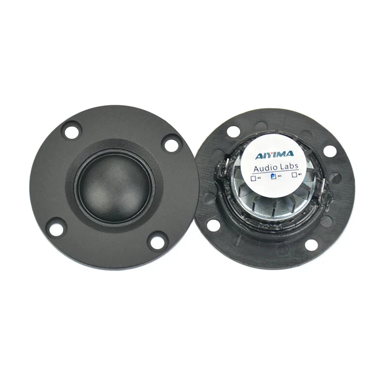 2 pezzi 52 mm altoparlanti audio portatili 6 ohm 30 W cupola pellicola seta tweeter ABS alti - Immagine 2 di 4