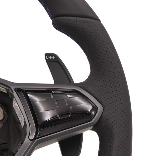 R Line Sportlenkrad heizbar DSG Travel Assist VW Golf 8 VIII R GTI Leder gelocht - Picture 5 of 8