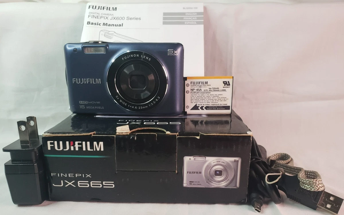 Fujifilm FinePix JX Series 5-9.9x Digital Zoom Digital Cameras for