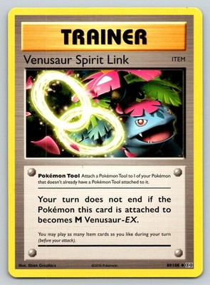 VENUSAUR SPIRIT LINK 89/108 UC EVOLUTIONS POKEMON MP GRAPHICS