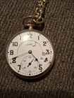 Illinois 17 Jewels Gold Filled Mechanical Vintage Pocket Watch Yellow Gold