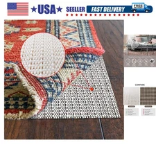 9x12 Non-Slip Area Rug Pad Gripper for Any Hard Surface Floors Keep Your Rugs...