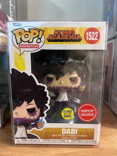 Funko Pop!: My Hero Academia- Dabi (Glow) GameStop (Exclusive) #1522 w/Protector