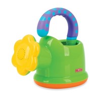 Nuby Watering Can Interactive Fun Baby Bath Toy, 6M+, Green