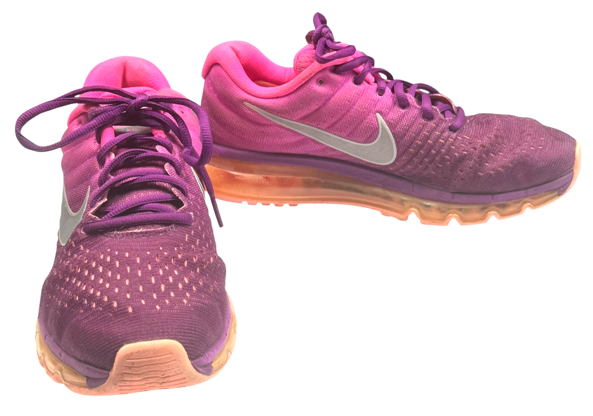 Nike Air Max 2017 Sneaker 849560-007 Grape/Fire Pink Womens Size