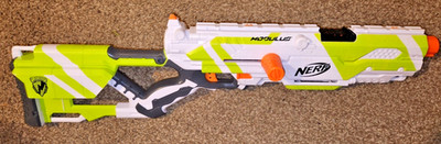 NERF N-Strike Longstrike CS-6 Modulus Blaster Rifle Sniper No Attachments (#1)