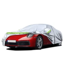 For Porsche 911 (1998-2025) Waterproof Car Cover 6 Layers All Weather with Zippe