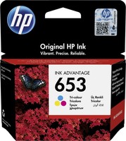 Hp Cartouche D’Encre Ink Advantage Trois Couleurs 653 Authentique