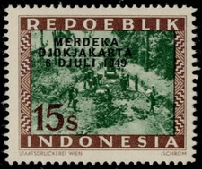 INDONESIA 79 - Liberation of Jakarta "Great Postal Road Construction" (pc43990)