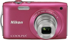 Nikon Digital Camera COOLPIX S3300 Strawberry Pink S3300PK