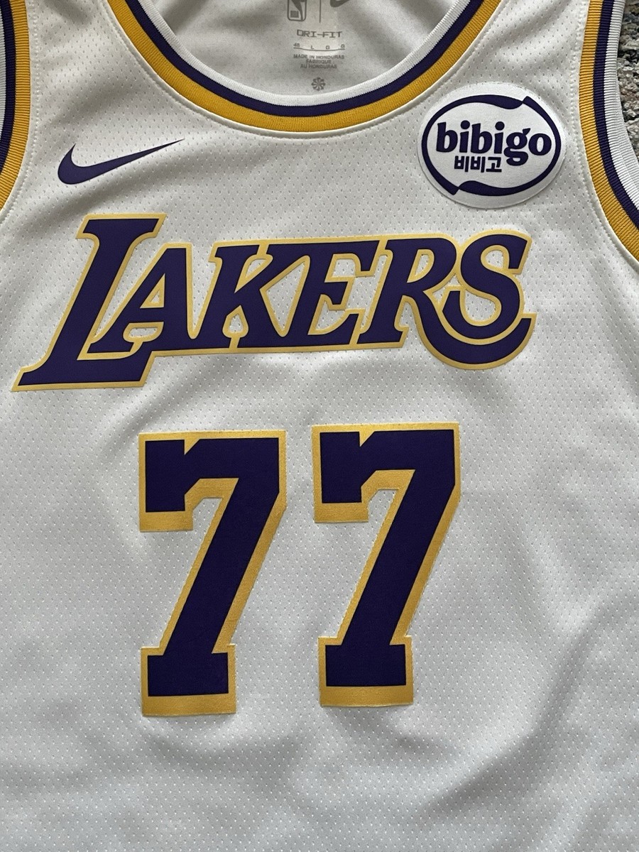Authentic Swingman Nike NBA Lakers Jersey Association Edition Luka