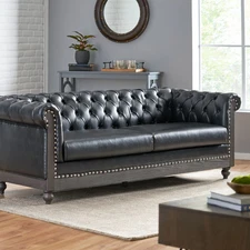 Castalia Nailhead Trim Chesterfield Sofa by Christopher