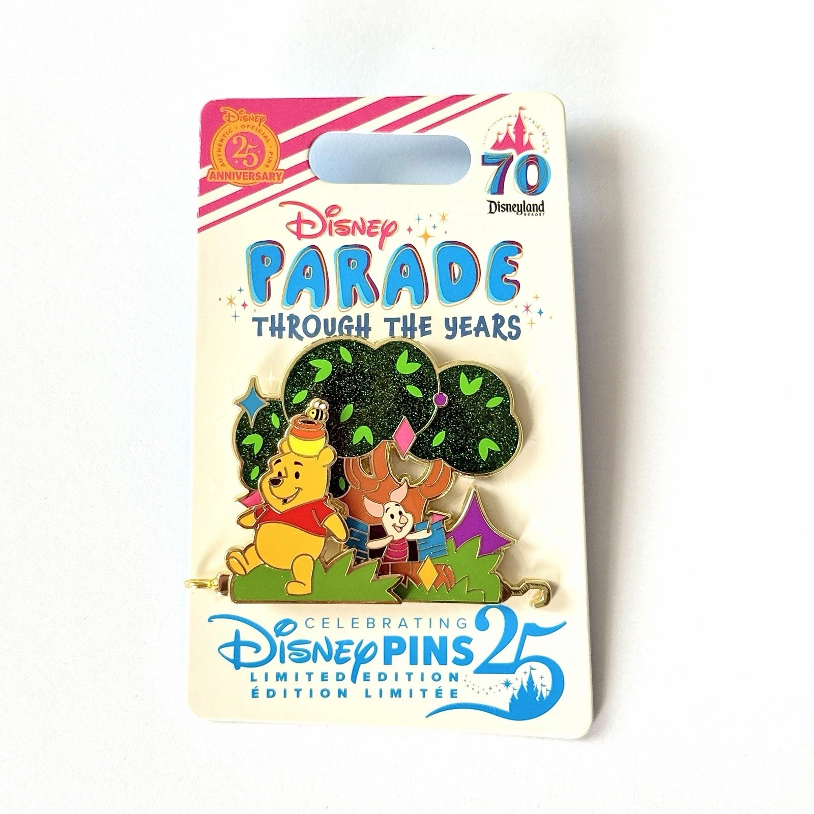 Disneyland 2025 Winnie The Pooh 70th Parade Through The Years LE 2000 Pin