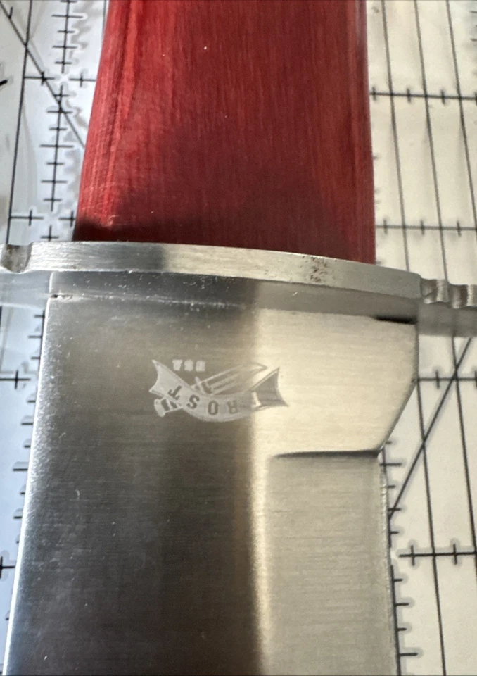 Santa Fe Trail Bowie Knife HK6074-140 with Leather Sheath New In Box - Image 4 of 4