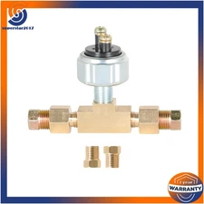Universal ABS Metal Hydraulic Brake Light Switch In Line Brake Light Switch New