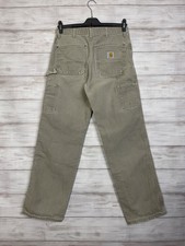 Work Carhartt Pants Workwear With Logo Washed