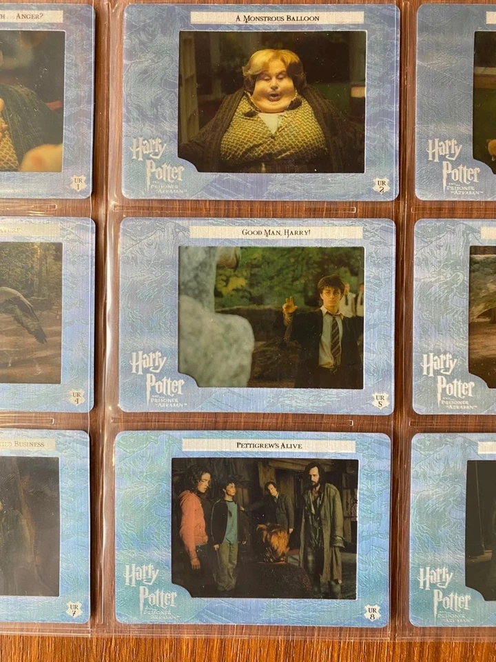 2004 Artbox Harry Potter Prisoner of Azkaban Film Cardz Rare Card Set (UR1-UR9) - Image 3 of 4