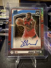 2024-25 Panini Optic Choice Toronto Raptors Jamal Shead Rated Rookie Auto
