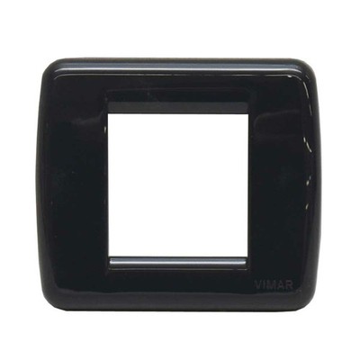 Vimar Boat Switch Bezel Plate 17098.15 | Graphite Gray 1-2 Module