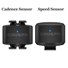 COOSPO Bicycle Cadence/Speed Sensor Dual Mode Bluetooth 5.0 ANT+ For Garmin Waho