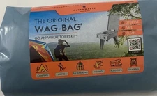 The Original Wag-Bag Portable Waste Bag 10pack Go Anywhere Toilet Kit