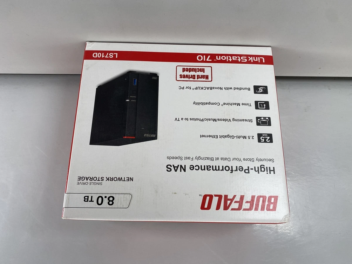 【ほぼ新品・未使用】BUFFALO NAS 8TB LinkStation 開封未使用 BUFFALO LinkStation 8.0TB NAS