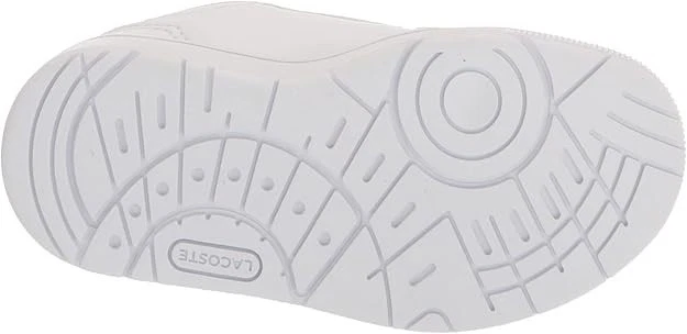 Zapatilla deportiva Lacoste unisex-niño infantil con clip en T, blanca/amarilla, 5 Foto 4 de 4