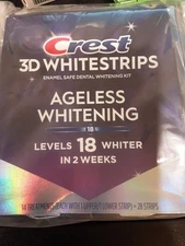 Crest Ageless Whitening 3D Whitestrips 18 Levels Whiter Exp. 02/02/2027