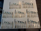 Gorham Sterling Silver 72 piece flatware; 8 sets 1.812 kg without knives
