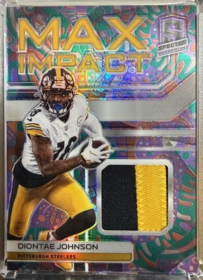 2022 Panini Spectra Prizm Max Impact Diontae Johnson Patch /5 Steelers 