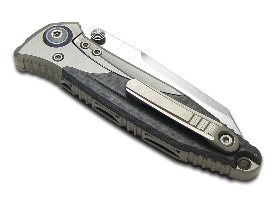 Microtech Knives Socom Bravo Mini Frame Lock 263M-4CFTI Carbon Fiber M390 Knife - Image 2 of 2
