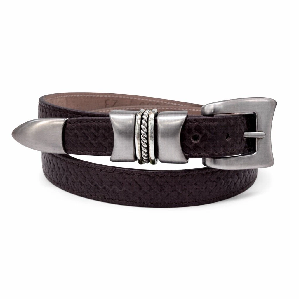 Brown Leather b.b.simon Belts for Women for sale | eBay display picture 1
