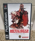 Metal Gear Solid Tactical Espionage Action Playstation PS1 Long Box CIB Complete
